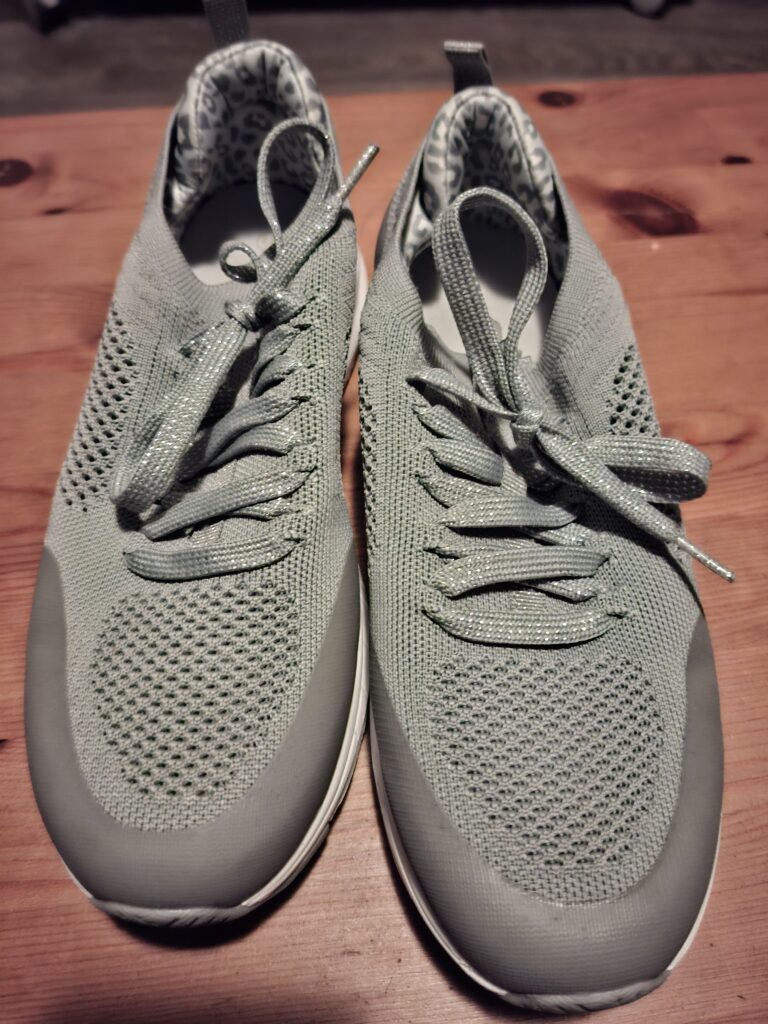 WalkX Woman Sneakers Grijs Gebreid Memory Foam Maat 40