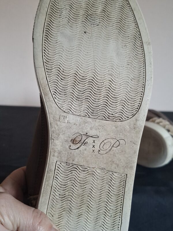 Filling Pieces bruine leren sneakers met slangenprint - maat 39 (74.)