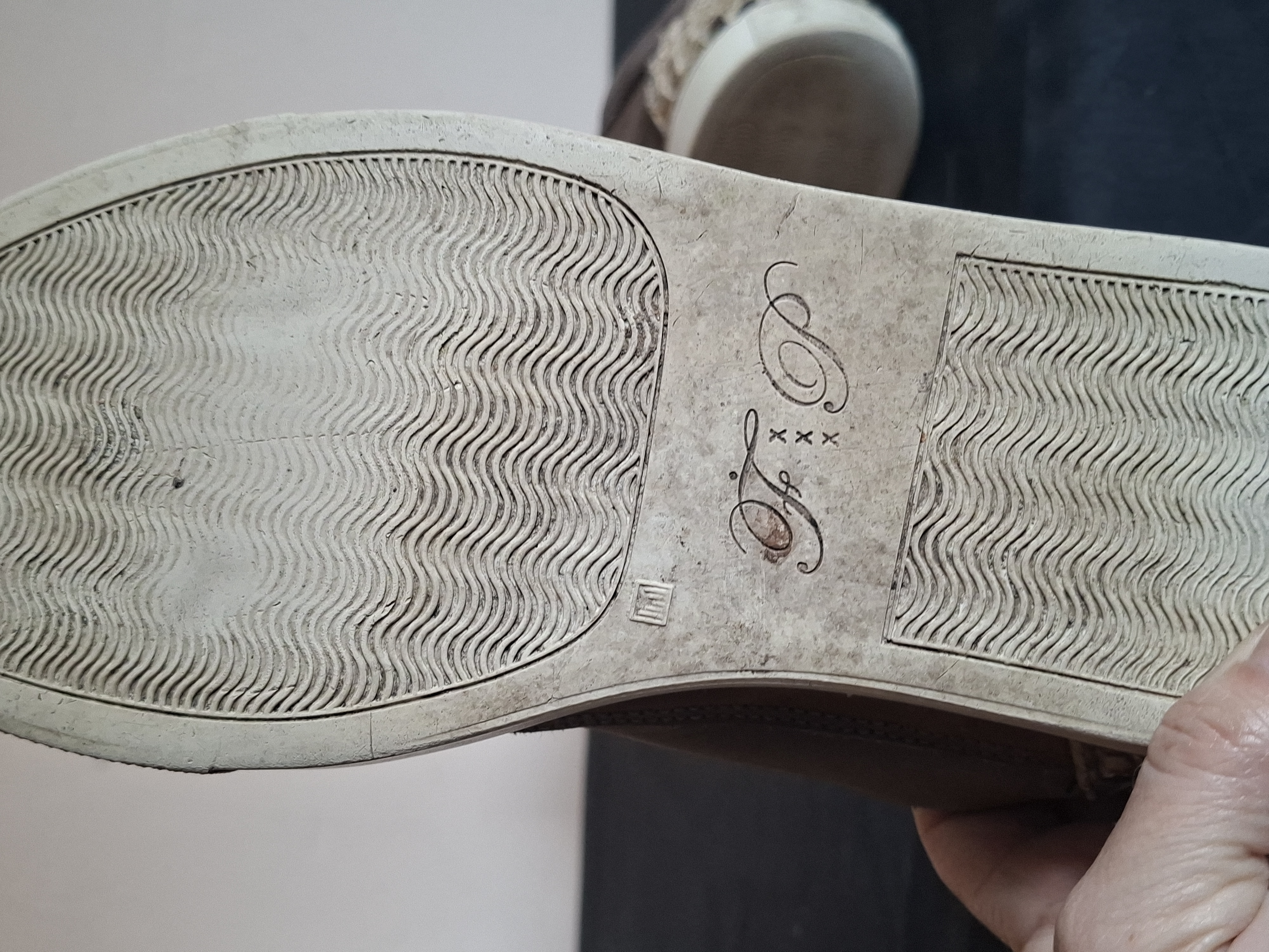 Filling Pieces bruine leren sneakers met slangenprint - maat 39 (74.)