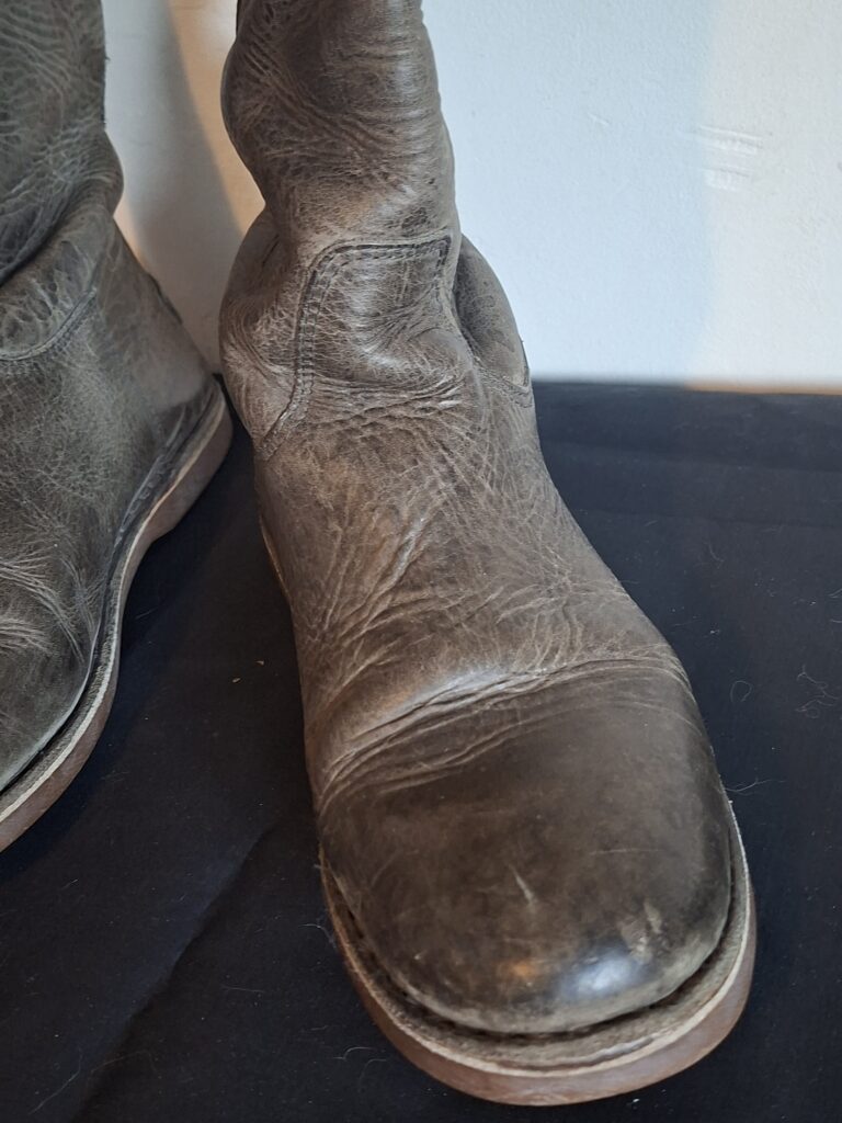 Shabbies Amsterdam hoge laarzen in taupe suède - maat 38/39 (82.)