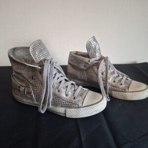 20260122_102357 ASH zilveren hoge sneakers (2-in-1 design) - maat 39 (77.)