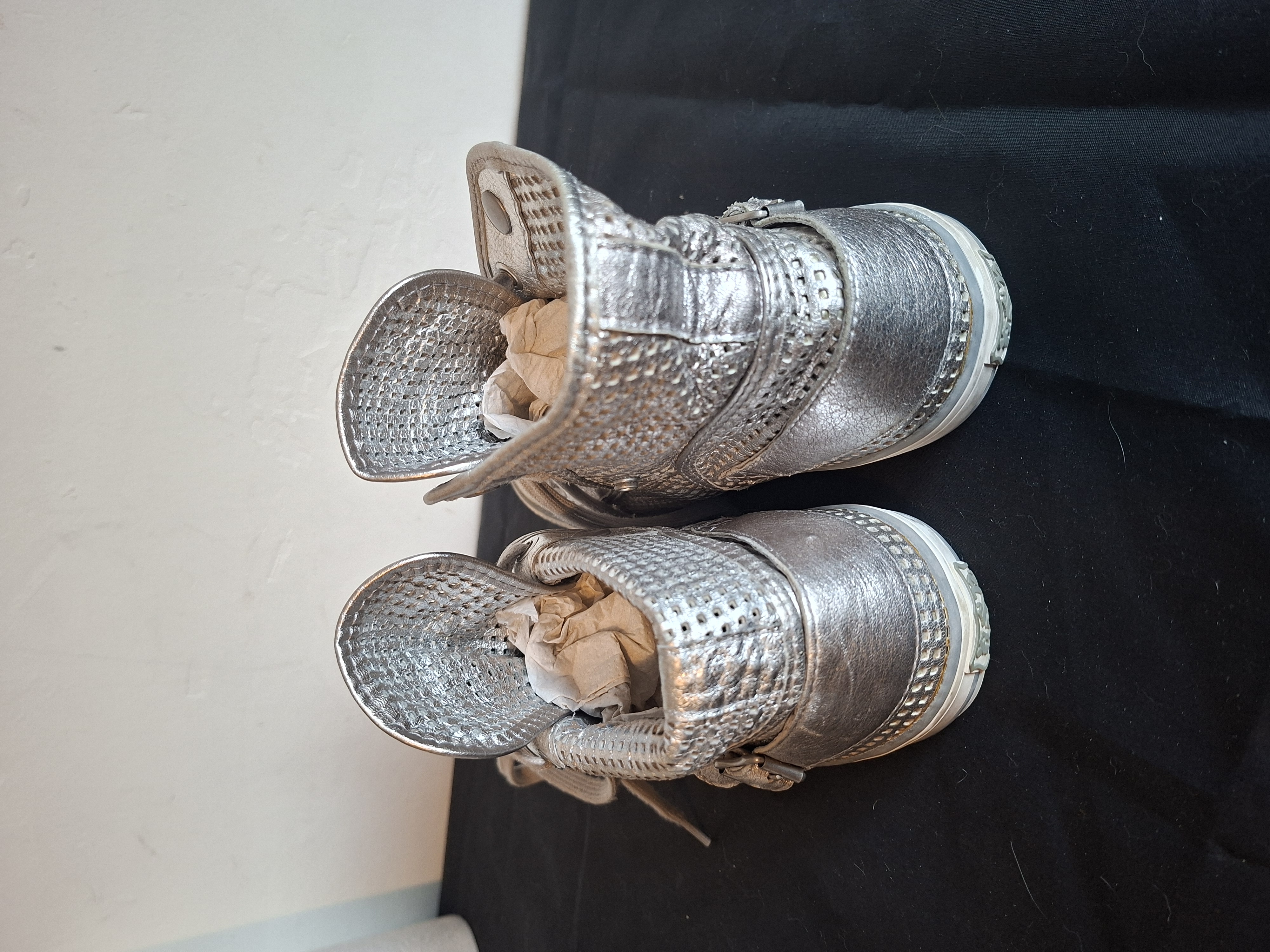 ASH zilveren hoge sneakers (2-in-1 design) - maat 39 (77.)