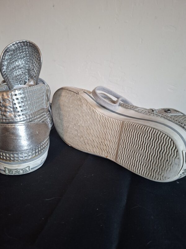20260122_102447 ASH zilveren hoge sneakers (2-in-1 design) - maat 39 (77.)