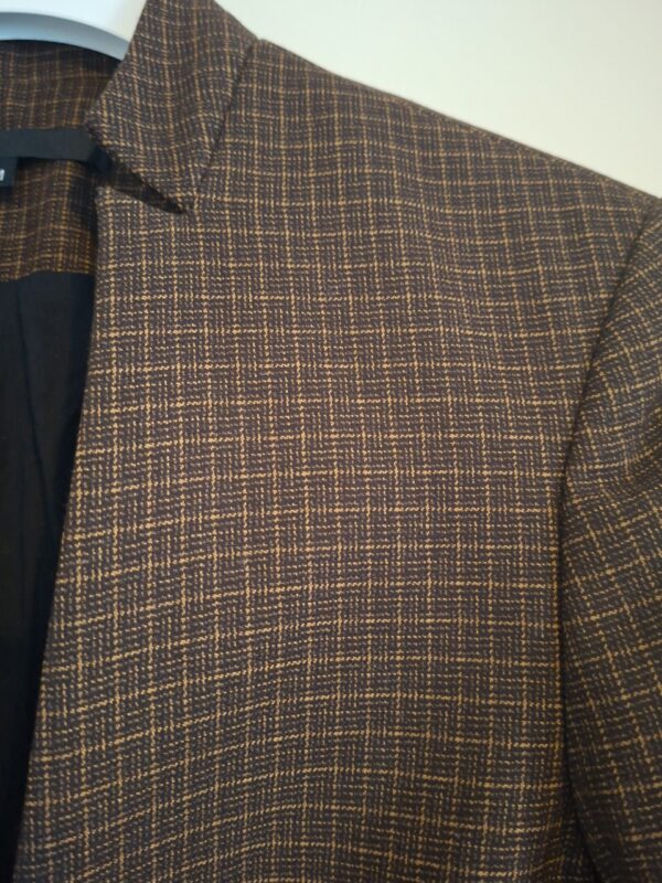 WE geruite blazer in bruin/cognac - maat M (112.)