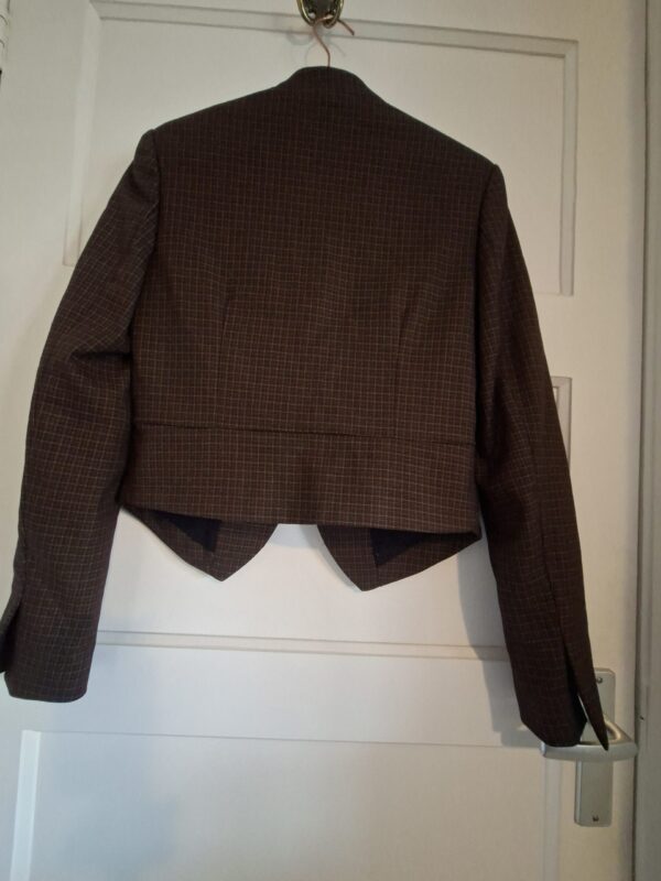 WE geruite blazer in bruin/cognac - maat M (112.)