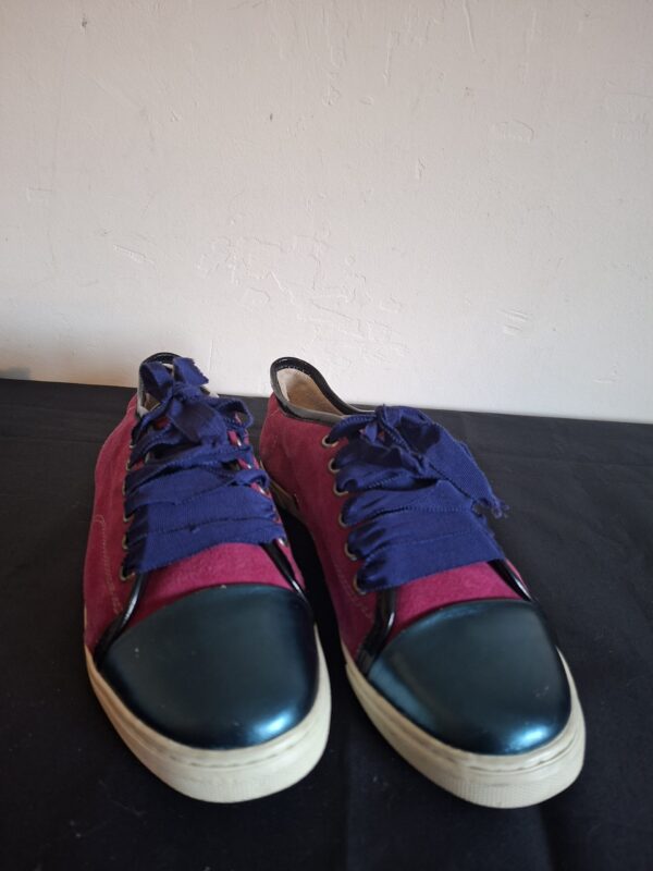Lanvin roze/groen/blauwe sneakers - maat 39 (29.)
