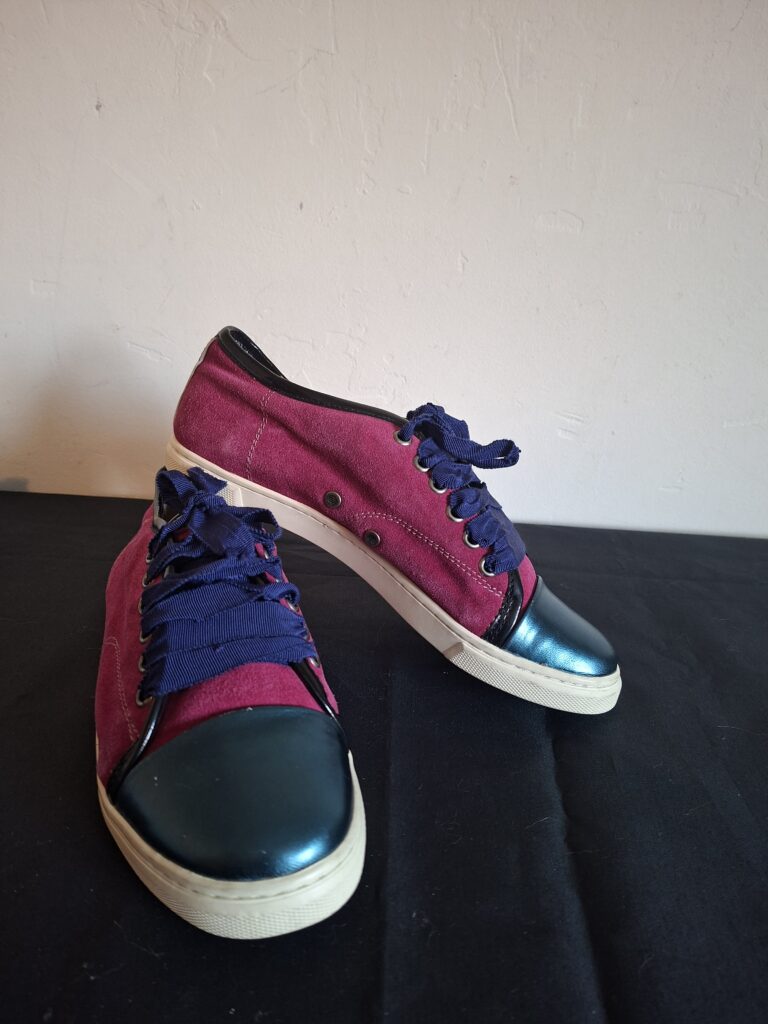 Lanvin roze/groen/blauwe sneakers - maat 39 (29.)