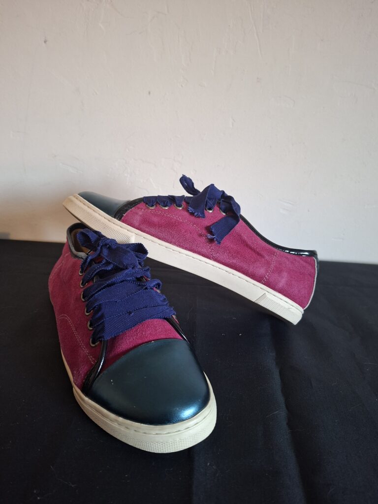 Lanvin roze/groen/blauwe sneakers - maat 39 (29.)