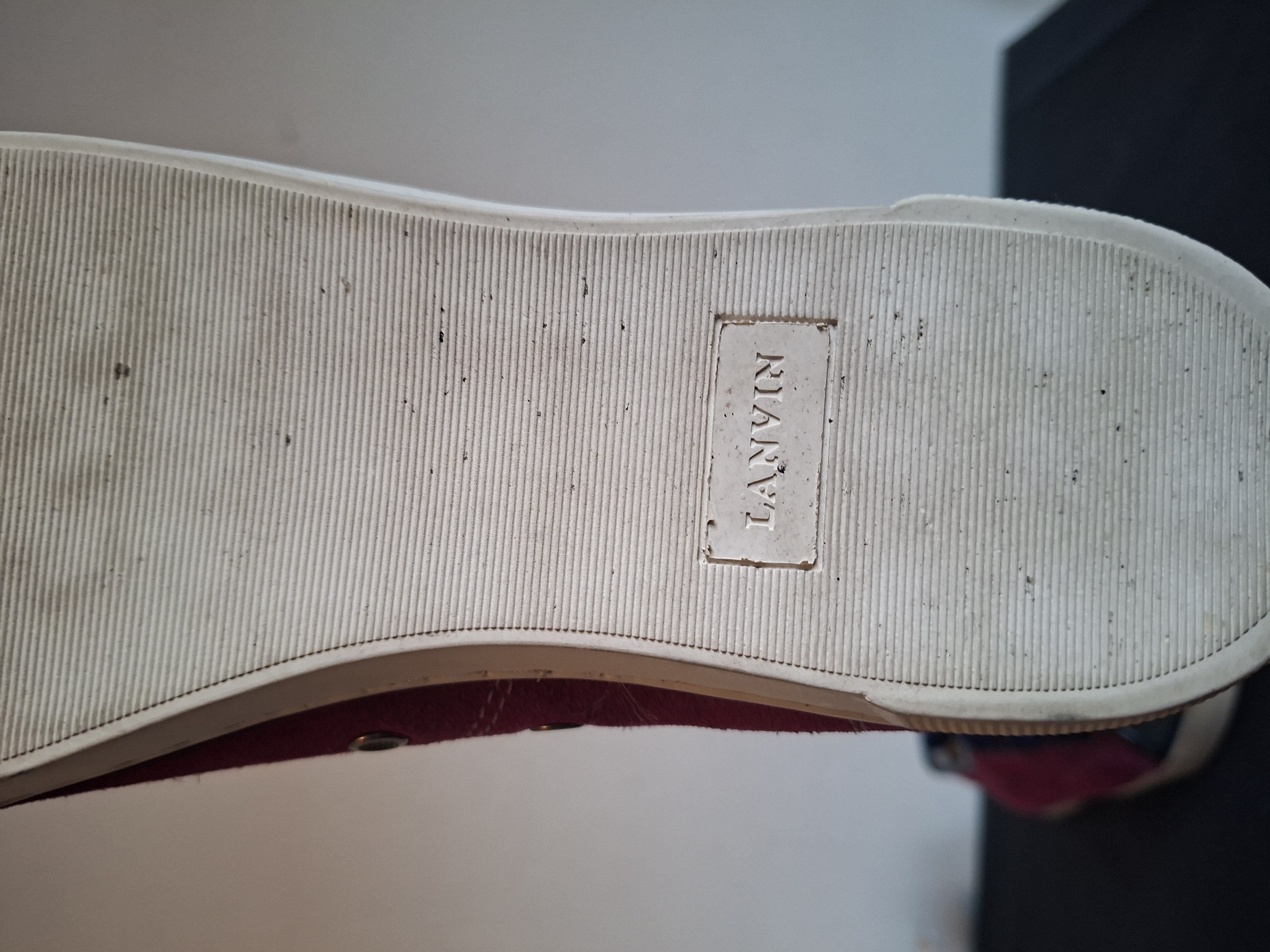 Lanvin roze/groen/blauwe sneakers - maat 39 (29.)