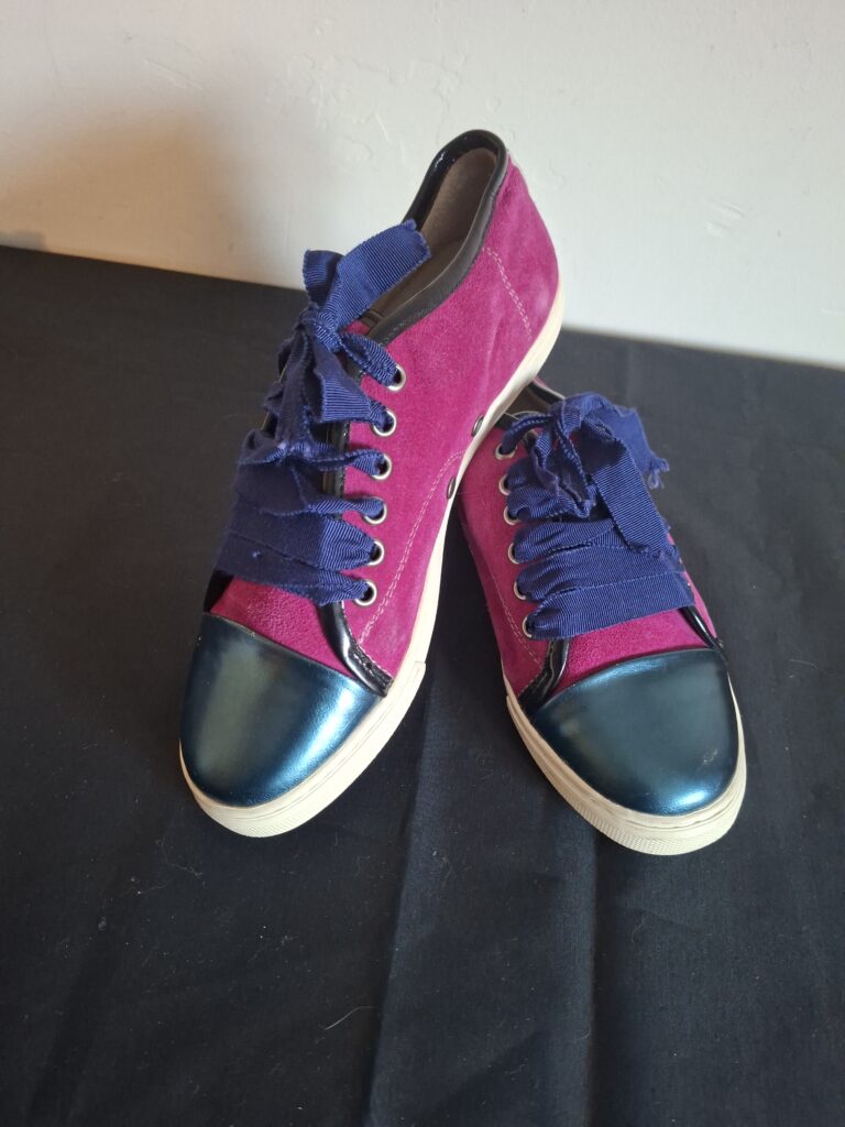 Lanvin roze/groen/blauwe sneakers - maat 39 (29.)