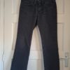 Tex by Max Azria donkergrijze denim broek - maat 40 (65.)