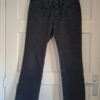 Tex by Max Azria donkergrijze denim broek - maat 40 (65.)