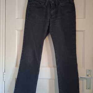 Tex by Max Azria donkergrijze denim broek - maat 40 (65.)