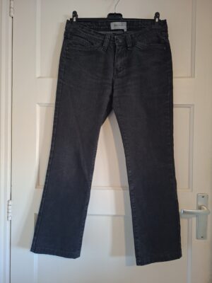 Tex by Max Azria donkergrijze denim broek - maat 40 (65.)