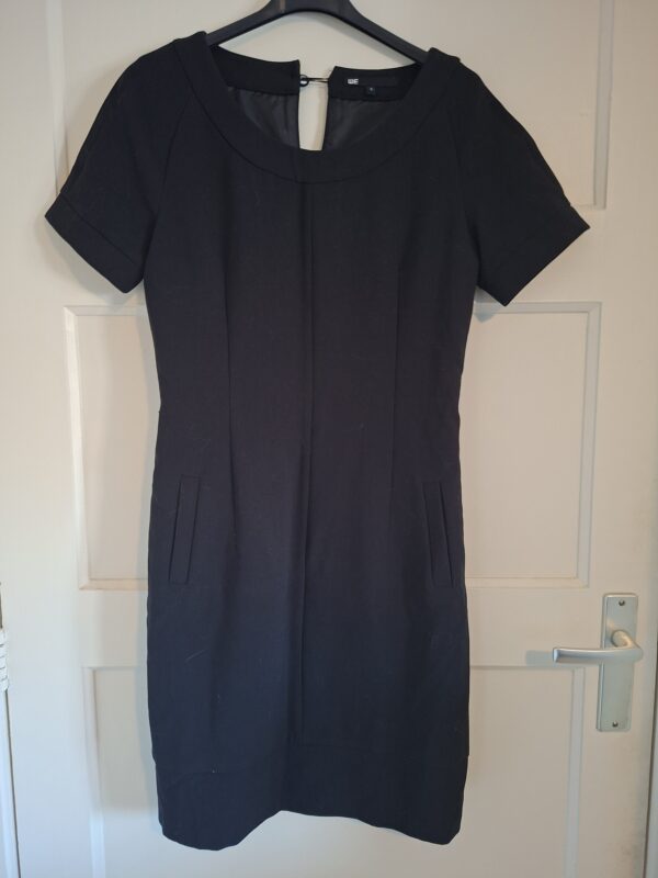 20260122_111726 Elegante Zwarte WE Jurk met Korte Mouwen (Maat S) (47.)