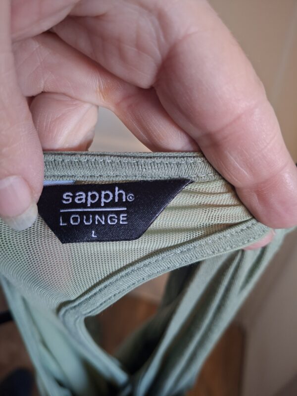 Stijlvolle SAPPH Lounge Jumpsuit - Zachtgroen (Maat L) (98.)