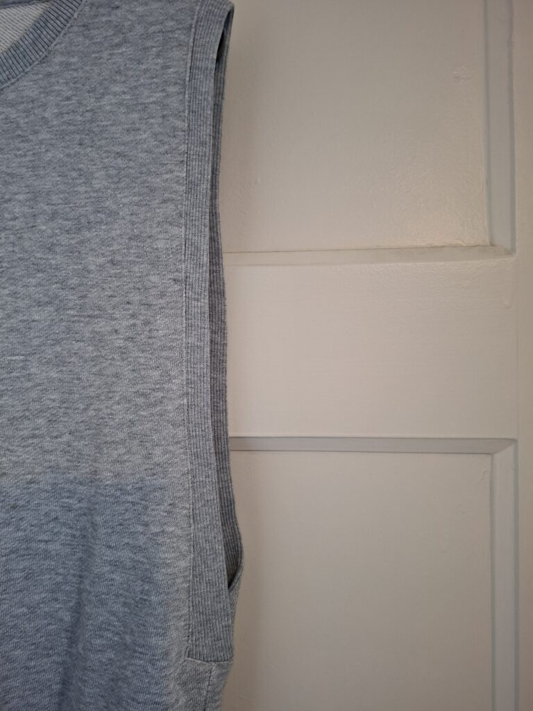 COS grijze slipover van katoen/lyocell - maat S/M (115.)