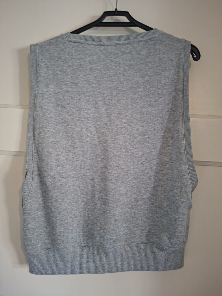 COS grijze slipover van katoen/lyocell - maat S/M (115.)