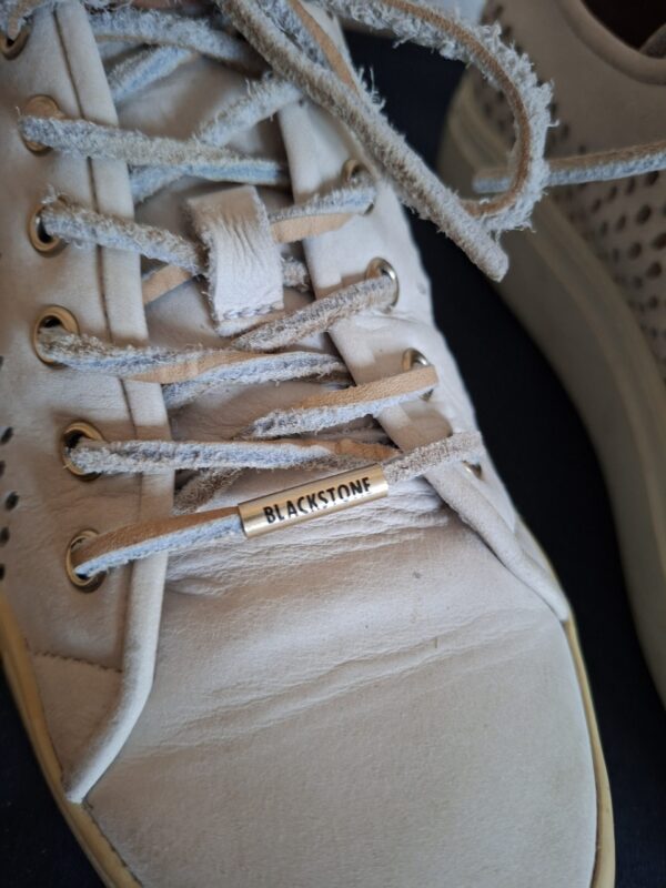 BLACKSTONE beige suède open sneakers - maat 39 (27.)