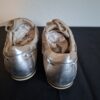 20260122_162422 AGL zilver/leverkleurige leren sneakers - maat 39 (24.)