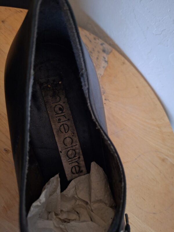 20260122_164049 Marie Claire zwarte leren veterschoenen - maat 38 (30.)