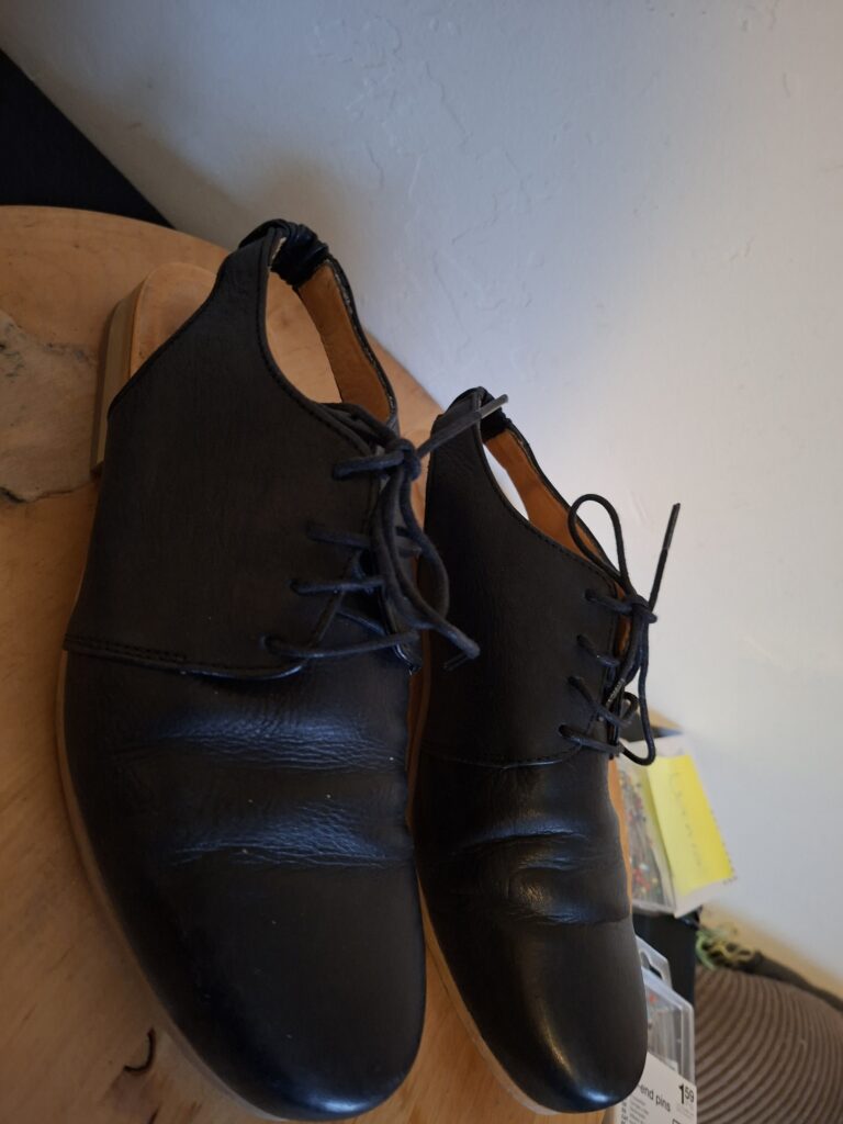 Filipe Sousa zwarte leren veterschoenen met open hiel - maat 38 (81.)