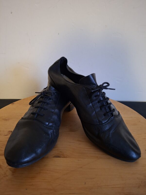 20260122_165422 Andre zwarte leren veterschoenen (Nieuw) - maat 38 (80.)