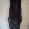 20260123_141536 Atmosphere zwarte tule blouse met open rug - maat M (130.)