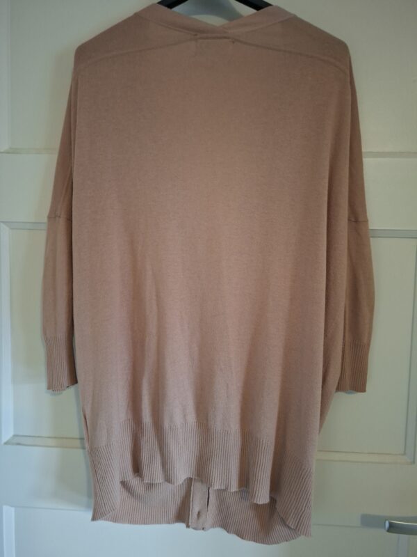 Essentiel Antwerp lang vest in cognac - maat S (145.)