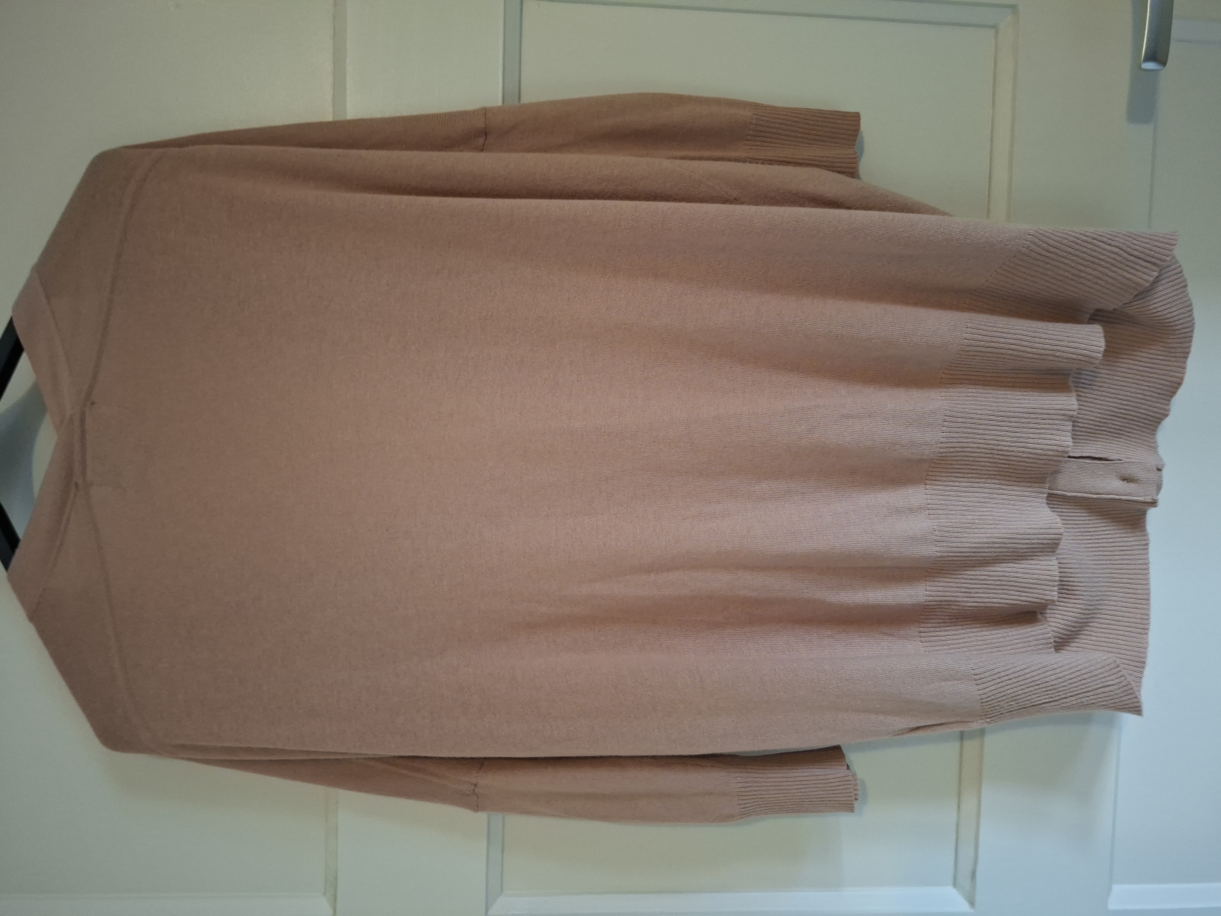 Essentiel Antwerp lang vest in cognac - maat S (145.)