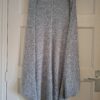 Zara Knit grijs gemeleerd vest met glitter en wijde mouwen - maat M (87.)