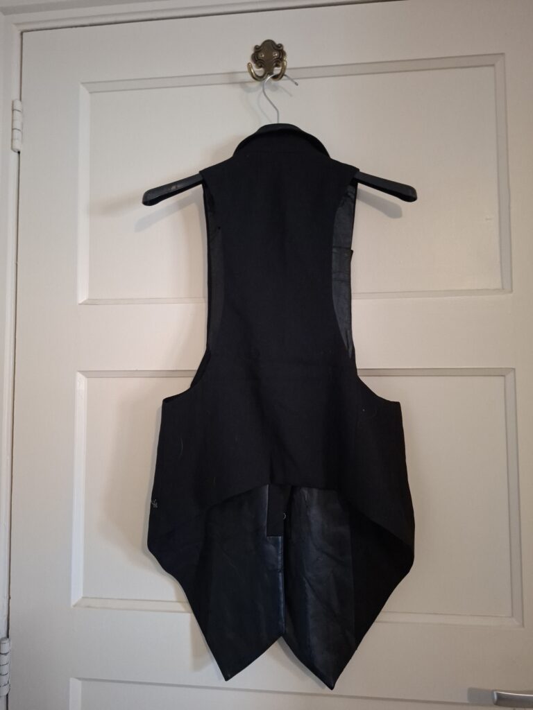 Only zwart gilet met leren panelen - maat 38 (108.)