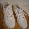 Witte sneakers met lichtgrijze accenten maat 41