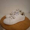 Witte sneakers met lichtgrijze accenten maat 41