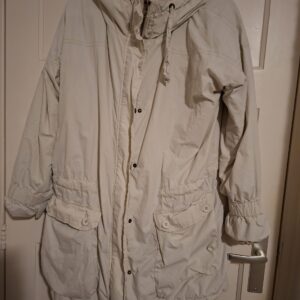 COS witte winterjas met dons en capuchon - maat S (139.)