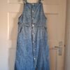 Zara denim overgooier jurk maat M