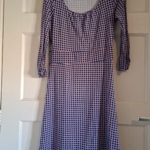 Very Me jurk blauw/oranje maat 36