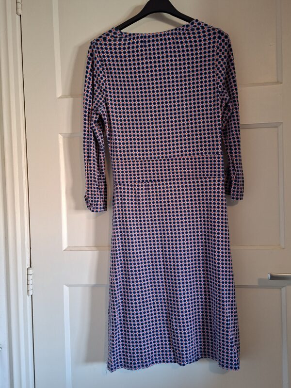 Very Me jurk blauw/oranje maat 36