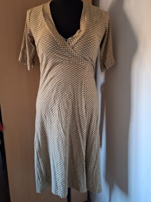20260124_151135 Noa Noa jurk groen/beige/cognac print maat S