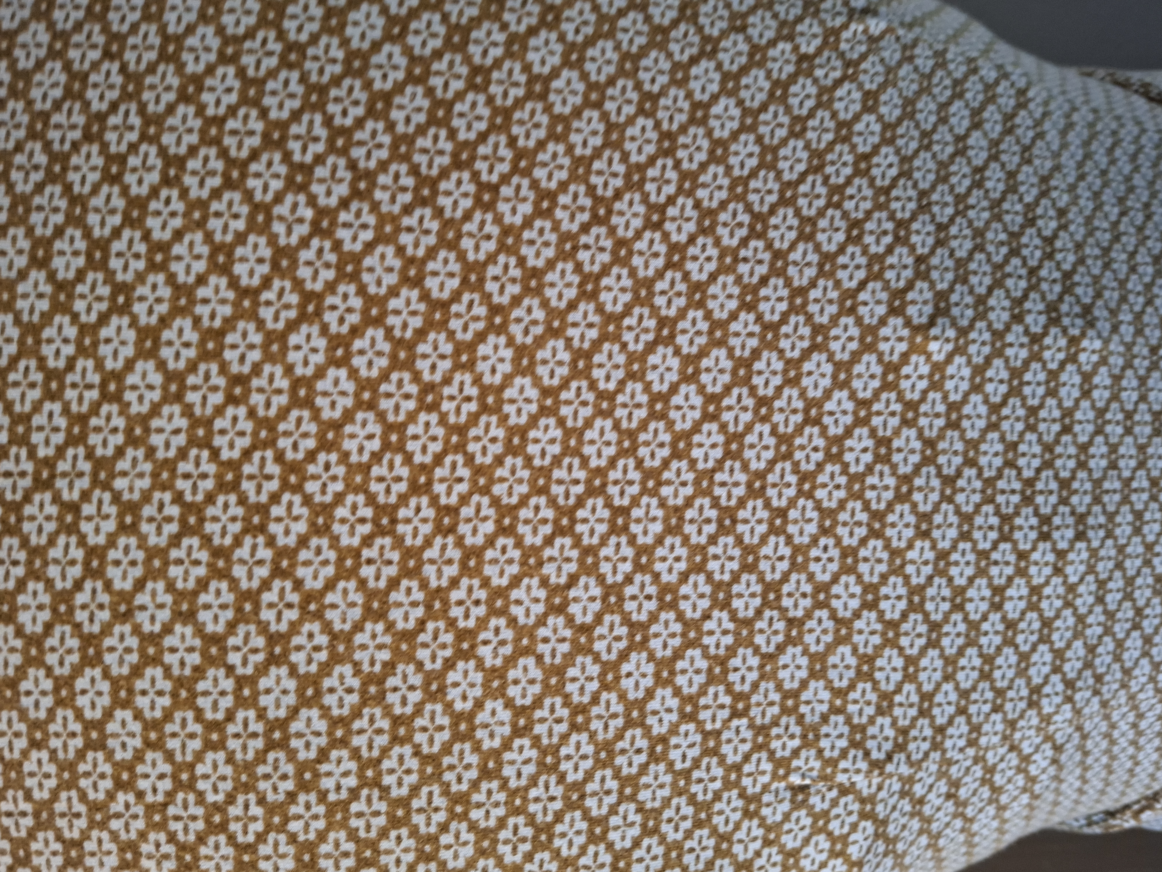 Noa Noa jurk groen/beige/cognac print maat S