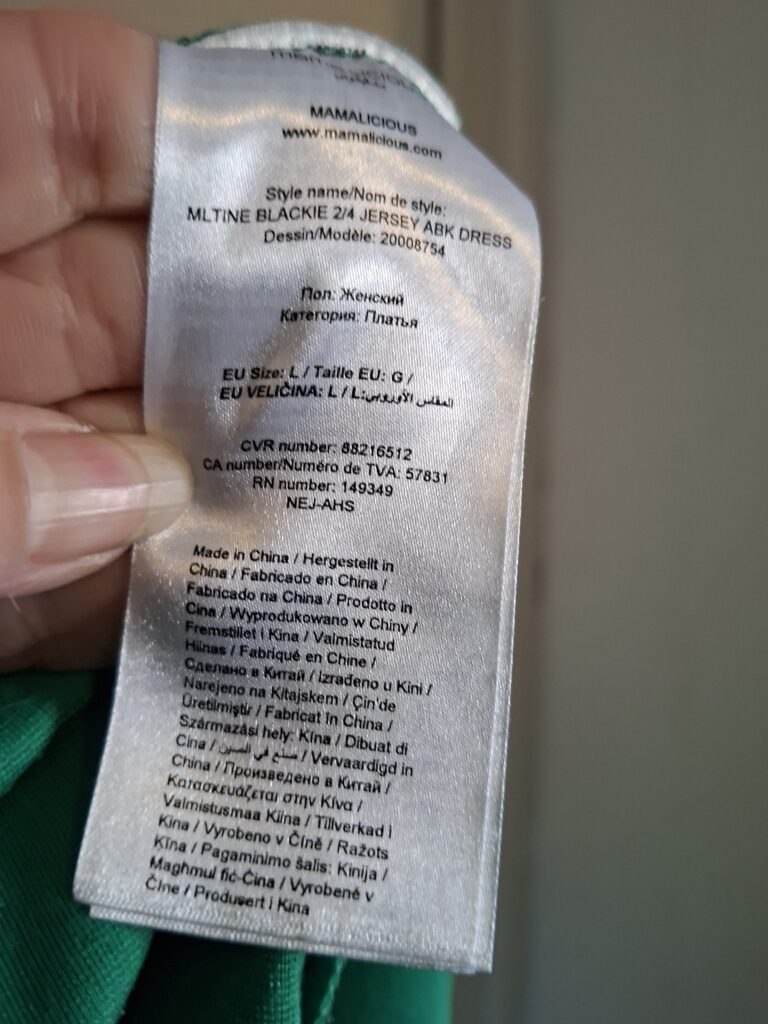 20260124_151806 Mama Licious groene zwangerschapsjurk maat L