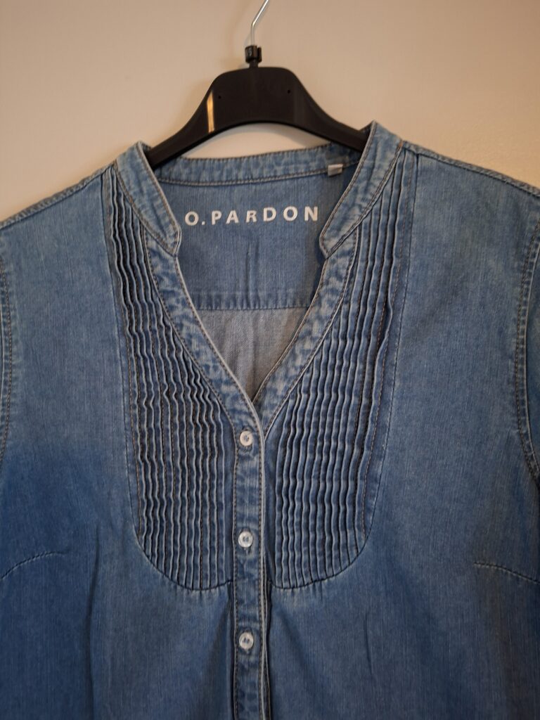 O. Pardon denim jurk maat L (49.)