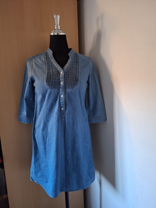 O. Pardon denim jurk maat L (49.)