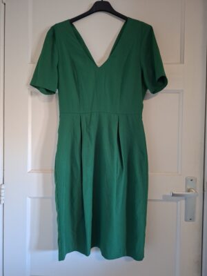 H&M groene jurk korte mouw maat 36