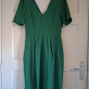 H&M groene jurk korte mouw maat 36