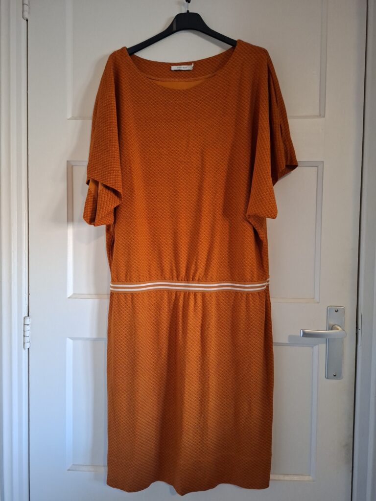 Sissy Boy oranje dessin jurk maat XL