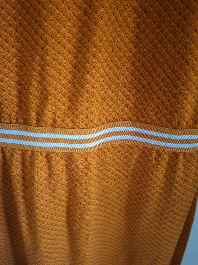 Sissy Boy oranje dessin jurk maat XL