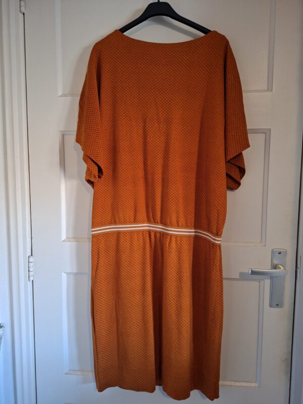 Sissy Boy oranje dessin jurk maat XL