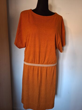 Sissy Boy oranje dessin jurk maat XL