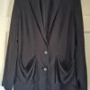 Zwarte wat langere blazer maat S